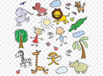 Children's Zoo poster vector background Children's Zoo poster vector background