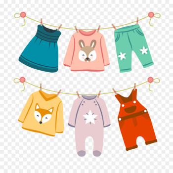 Childrens clothing Infant clothing Fashion - Vector baby clothes 