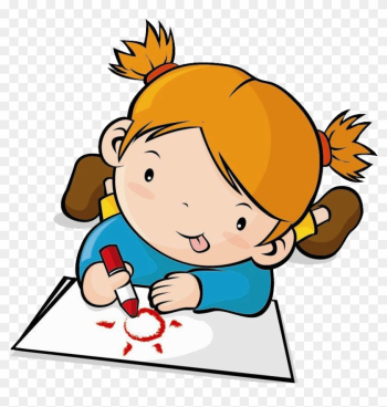 Childrens Drawing Clip Art - Kid Draw Clipart Childrens Drawing Clip Art - Kid Draw Clipart
