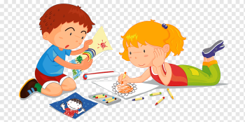 Childrens Drawing Painting Illustration, Painting children, watercolor Painting, child, hand png