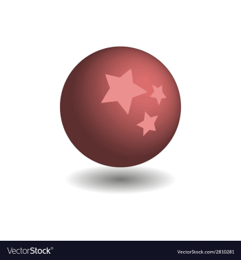 Childrens lilac ball vector image Childrens lilac ball vector image