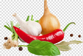 Chili con carne Garlic Presses Chili pepper Capsicum annuum, garlic transparent background PNG clipart