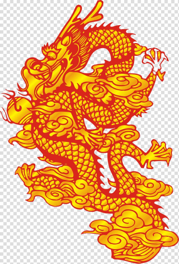 China Chinese dragon Tiger, Chinese Dragon Line Drawing transparent background PNG clipart