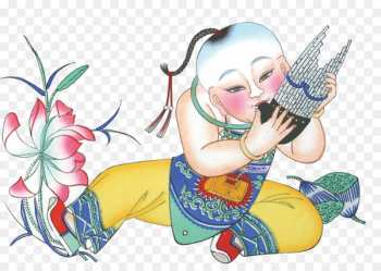 China Chinese New Year Chinese zodiac Chinese calendar Oudejaarsdag van de maankalender - China Wind People 
