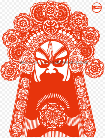 China Chinese paper cutting Peking opera Papercutting - Facebook 