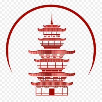 China Chinese temple Clip art - Flat red temple ancient Hall China Chinese temple Clip art - Flat red temple ancient Hall