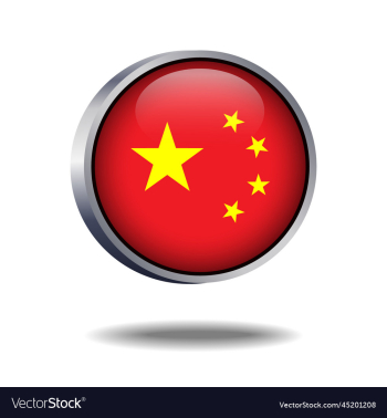 china flag button china flag button