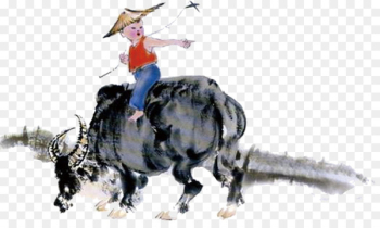 China Qingming Festival Tang dynasty Solar term - Cowboy bull riding 