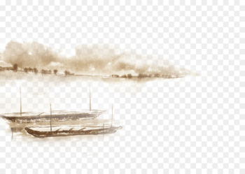 China Shan shui Ink wash painting - China Huachuan China Shan shui Ink wash painting - China Huachuan