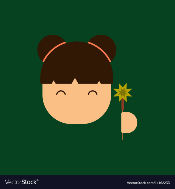 China woman face of chinese vector image China woman face of chinese vector image