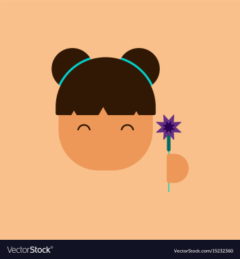 China woman face of chinese vector image China woman face of chinese vector image