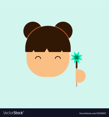 China woman face of chinese vector image China woman face of chinese vector image
