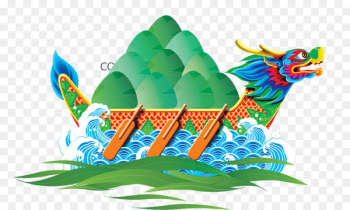 China Zongzi Dragon Boat Festival u7aefu5348 - Dragon Boat dumplings painted 