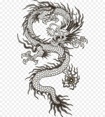 Chinese dragon Illustration - Chinese dragon totem Chinese dragon Illustration - Chinese dragon totem