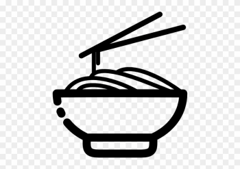 Chinese Food Clipart Black And White - Black And White Noodles Chinese Food Clipart Black And White - Black And White Noodles