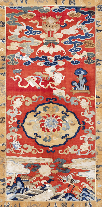 Chinese Foodog Embroidery (18th Century). | Free Photo Illustration - rawpixel Chinese Foodog Embroidery (18th Century). | Free Photo Illustration - rawpixel