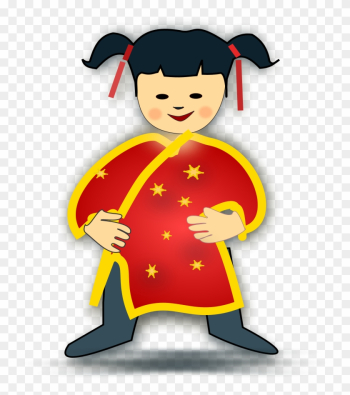 Chinese Girl Icon Free Vector - Chinese Girl Clipart