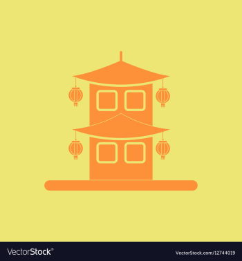 Chinese house of Chinese new vector image Chinese house of Chinese new vector image