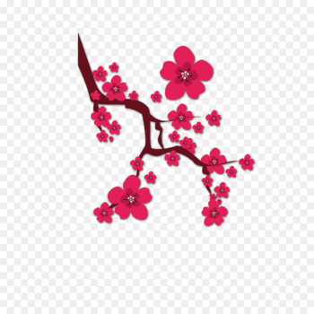 Chinese New Year Dog u95f9u65b0u5e74 New Years Day Gift - Plum flower 