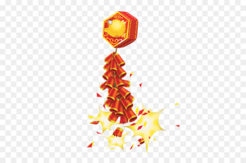 Chinese New Year Lunar New Year Greeting card Clip art - New Year Spring Festival Chinese New Year red firecrackers 
