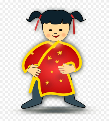 Chinese New Year Png Images Transparent Free Download - Chinese Girl Clipart