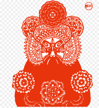 Chinese paper cutting Peking opera Papercutting Double Happiness - Facebook 