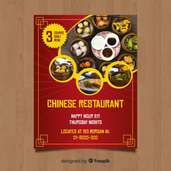 Chinese restaurant flyer Chinese restaurant flyer