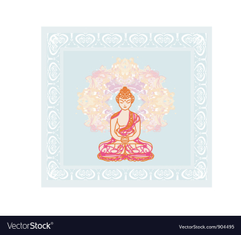 Chinese Traditional Artistic Buddhism Pa vector image Chinese Traditional Artistic Buddhism Pa vector image