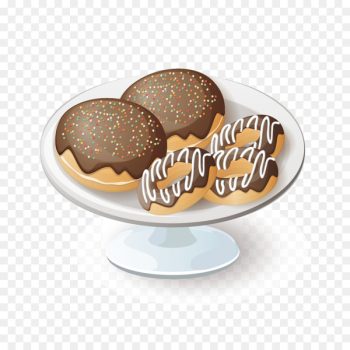 Chocolate cake Doughnut Chocolate bar Bakery Birthday cake - Vector chocolate cake 