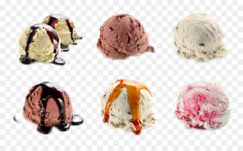 Chocolate ice cream Sundae Strawberry ice cream - Sauce ice cream ball 
