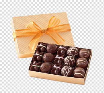 Chocolate truffle Chocolate bar Chocolate box art, Chocolate gift transparent background PNG clipart