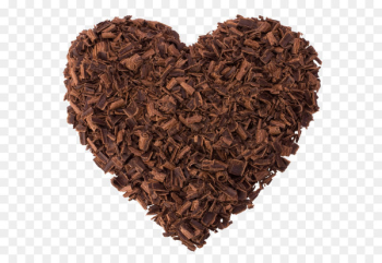 Chocolate truffle White chocolate Chocolate bar Heart - Chocolate Curls Heart PNG Picture 