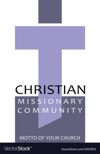 Christian church logo vector image