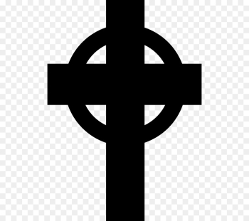Christian cross Celtic cross Silhouette Celtic knot - cemetery png ...
