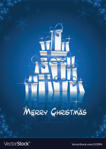 Christmas abstract vector image Christmas abstract vector image