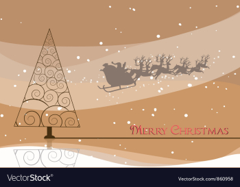 Christmas background vector image Christmas background vector image