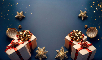 Christmas background with gift box Christmas background with gift box