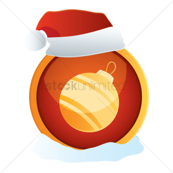 Christmas ball button Christmas ball button