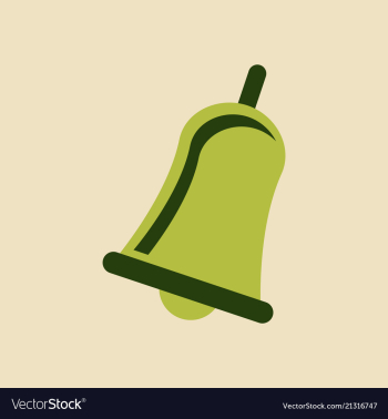 Christmas bells church bell - school bell icon vector image Christmas bells church bell - school bell icon vector image