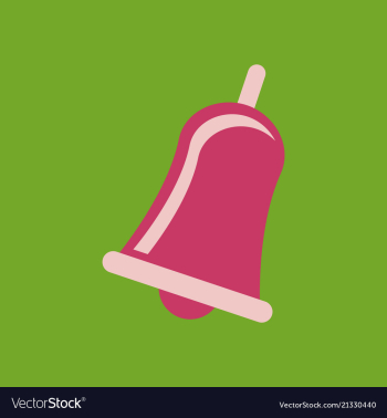 Christmas bells church bell - school bell icon vector image Christmas bells church bell - school bell icon vector image
