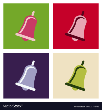 Christmas bells church bell - school bell icon vector image Christmas bells church bell - school bell icon vector image