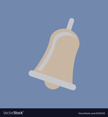 Christmas bells church bell - school bell icon vector image Christmas bells church bell - school bell icon vector image