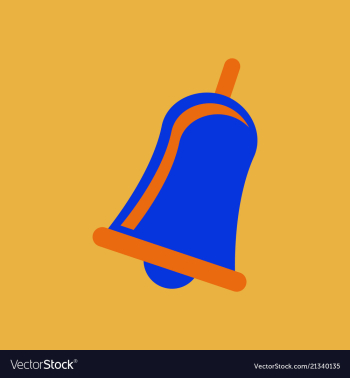 Christmas bells church bell - school bell icon vector image Christmas bells church bell - school bell icon vector image