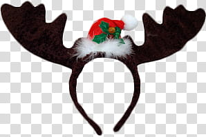 Christmas, black reindeer headband transparent background PNG clipart Christmas, black reindeer headband transparent background PNG clipart
