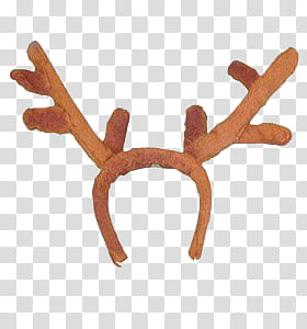 Christmas, brown reindeer headband transparent background PNG clipart Christmas, brown reindeer headband transparent background PNG clipart