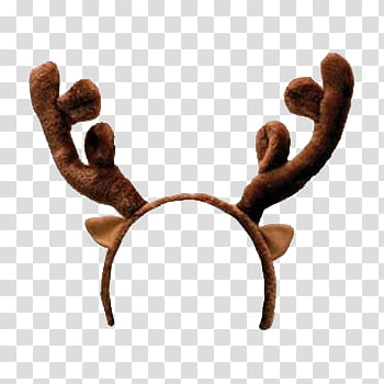 Christmas, brown reindeer headband transparent background PNG clipart Christmas, brown reindeer headband transparent background PNG clipart