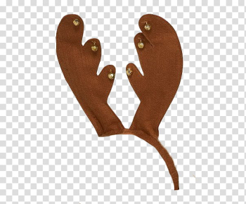 Christmas, brown reindeer headband transparent background PNG clipart Christmas, brown reindeer headband transparent background PNG clipart