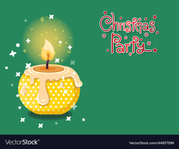 christmas burning candle with christmas party christmas burning candle with christmas party