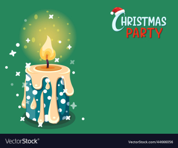 christmas burning candle with christmas party christmas burning candle with christmas party