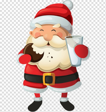 Christmas cake Mince pie Santa Claus Christmas pudding, Santa Claus transparent background PNG clipart